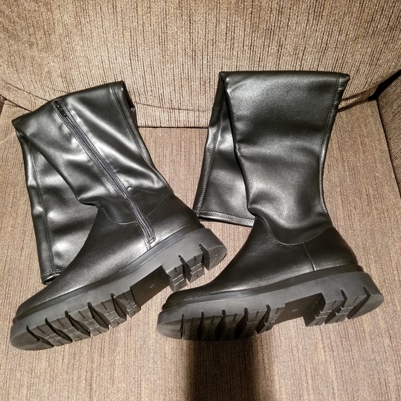 Steve Madden Women's Black Industry Knee Size 10M - Picture 12 of 16